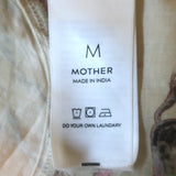 MOTHER The New To Town Shirtdress Cream Goodbye Horses Print Size Medium