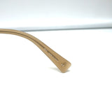 Mark McNairy x Garrett Leight Veni Vidi Vici Round Eyeglasses Beige