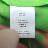 Anupamaa Sleeveless Maxi Dress Green Printed Silk Size Large