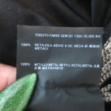 Saint Laurent chain-embellished open-side tank top, black silk jersey, authentic pre-owned luxury piece