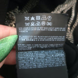 Saint Laurent chain-embellished open-side tank top in black silk jersey, size S, pre-owned, authentic luxury.