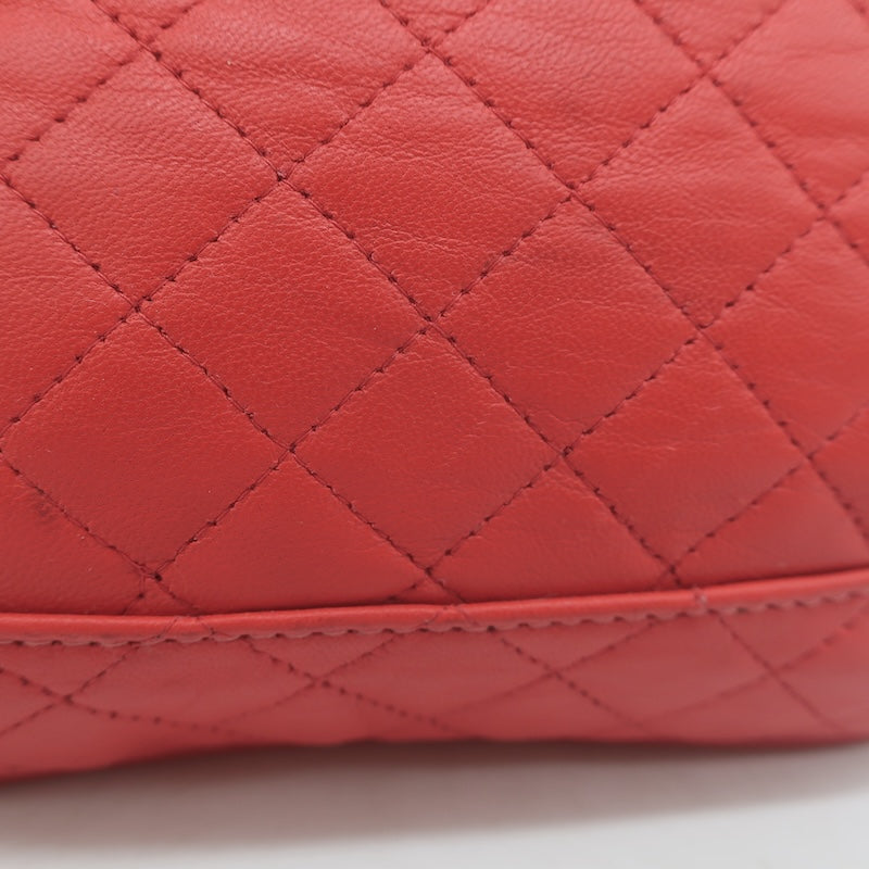 Clare V. Supreme FannyPack Belt Bag Red Quilted Leather