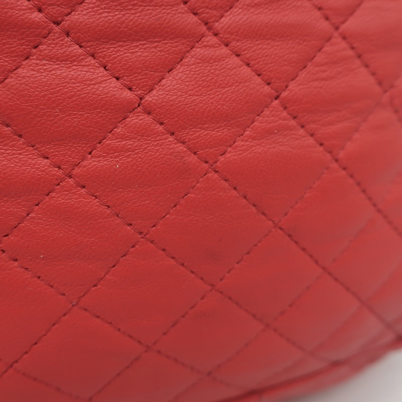 Clare V. Supreme FannyPack Belt Bag Red Quilted Leather