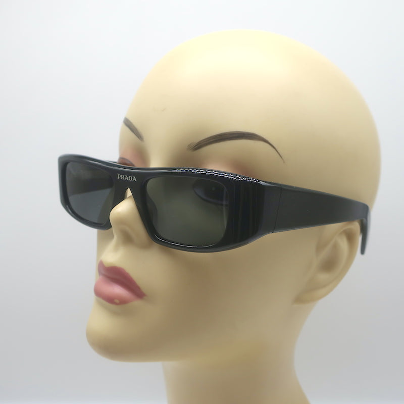 Prada x Raf Simons Catwalk Rectangular Sunglasses Black SPR20W 1AB-5SO