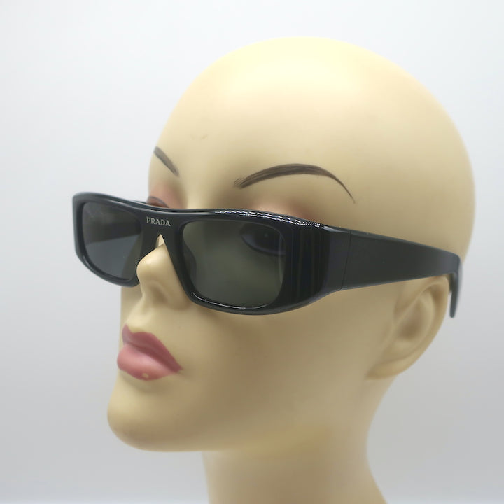 Prada x Raf Simons Catwalk Rectangular Sunglasses Black SPR20W 1AB-5SO