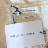 Isabel Marant Etoile Vera Mini Skirt Ecru Embroidered Cotton Gauze Size 36 NEW