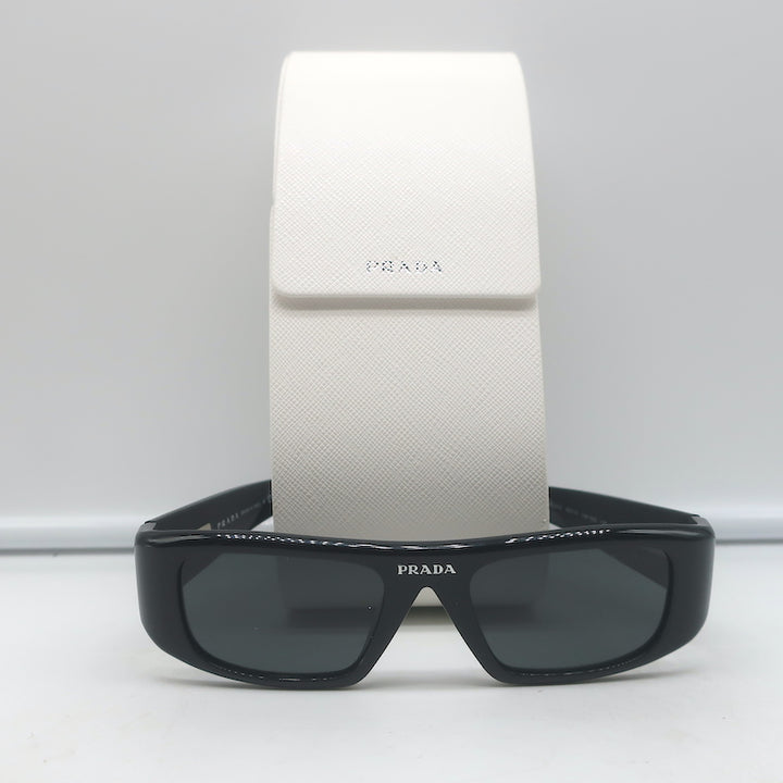 Prada x Raf Simons Catwalk Rectangular Sunglasses Black SPR20W 1AB-5SO