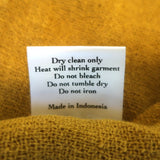 Savannah Morrow The Label Desert Fringed Midi Wrap Skirt Mustard Size XS/S NEW