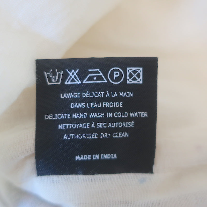 Isabel Marant Etoile Vera Mini Skirt Ecru Embroidered Cotton Gauze Size 36 NEW