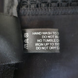 Charo Ruiz Lys Strapless Bustier Top Black Lace-Trim Cotton Size Small