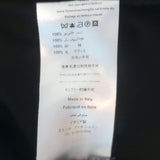 Emilio Pucci ruffled knit top with silk sleeves in black virgin wool, pre-owned luxury piece