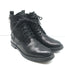 Saint Laurent Ranger Zip Combat Boots Black Leather Size 38.5 Flat Ankle Boots