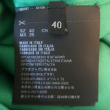 Prada Pajama Shirtdress Robe Green Silk Twill Size 40 Belted Maxi Dress