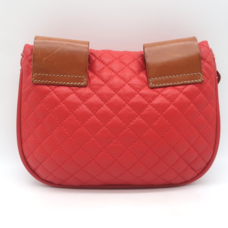 Clare V. Supreme FannyPack Belt Bag Red Quilted Leather