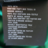 Prada Pajama Shirtdress Robe Green Silk Twill Size 40 Belted Maxi Dress