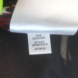 Vince Button Down Blouse Black Tulip Print Satin Size Extra Extra Small