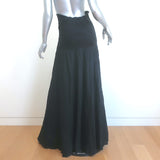 Johanna Ortiz Light and Sound Convertible Maxi Skirt Dress Black Size 6 NEW