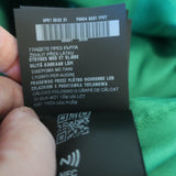 Prada Pajama Shirtdress Robe Green Silk Twill Size 40 Belted Maxi Dress