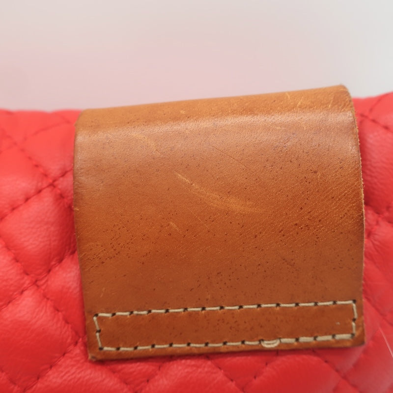 Clare V. Supreme FannyPack Belt Bag Red Quilted Leather