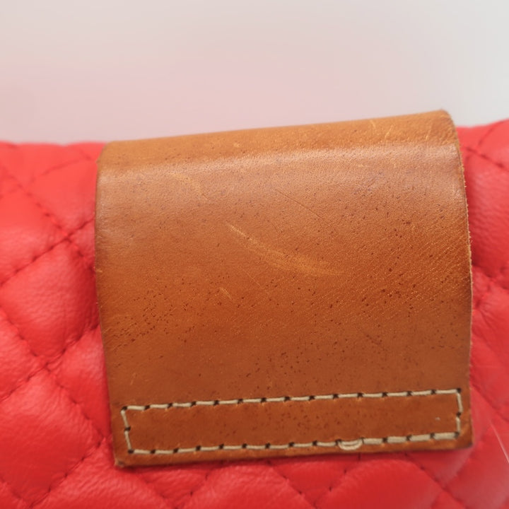 Clare V. Supreme FannyPack Belt Bag Red Quilted Leather