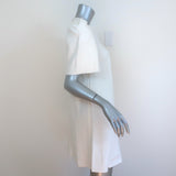 Isabel Marant Etoile Godwin Puff Sleeve Mini Dress Cream Linen-Blend Size 36 NEW