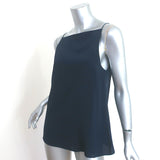 Zimmermann Tank Top Navy Silk Size 0 Square Neck Sleeveless Blouse