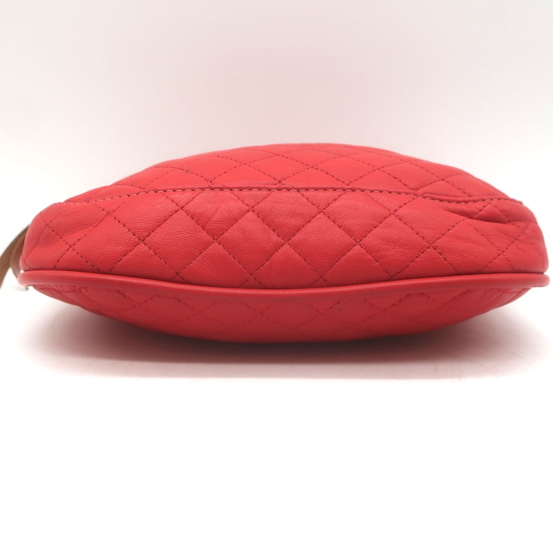 Clare V. Supreme FannyPack Belt Bag Red Quilted Leather