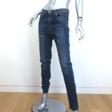 R13 Slouch Skinny Jeans Vintage Blue Stretch Denim Size 26