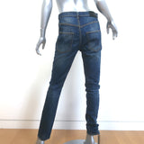 R13 Slouch Skinny Jeans Vintage Blue Stretch Denim Size 26