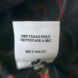 Ulla Johnson Lorena Puff Sleeve Top Obsidian Marble Print Taffeta Size 0