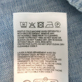 Zimmermann Lucky Denim Midi Dress Skylark Blue Cotton Size 1