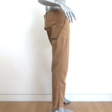 Nili Lotan Jenna Cropped Pants Camel Stretch Twill Size 4