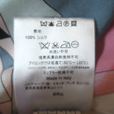 Emilio Pucci asymmetric draped silk blouse in multicolor print, pre-owned, authentic luxury, size US 6