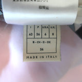 Emilio Pucci Astana asymmetric draped blouse in multicolor printed silk, authentic pre-owned luxury piece