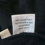 Ulla Johnson Emma Blouse Navy Embroidered Silk Size 2 Tassel Tie Top NEW