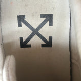 Off-White c/o Virgil Abloh Vulcanized Low Top Sneakers White Canvas Size 39