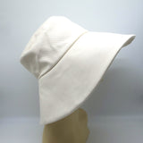 Janessa Leone Walker Bucket Hat Cream Cotton Twill Size Medium