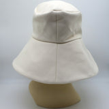 Janessa Leone Walker Bucket Hat Cream Cotton Twill Size Medium