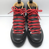 Rag & Bone Compass Hiking Boots Black Leather Size 39 Lace-Up Ankle Boots
