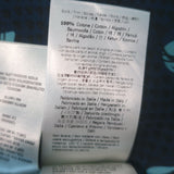 Pre-owned Fendi cold-shoulder button-up silk blouse in navy, authentic luxury, size US 2