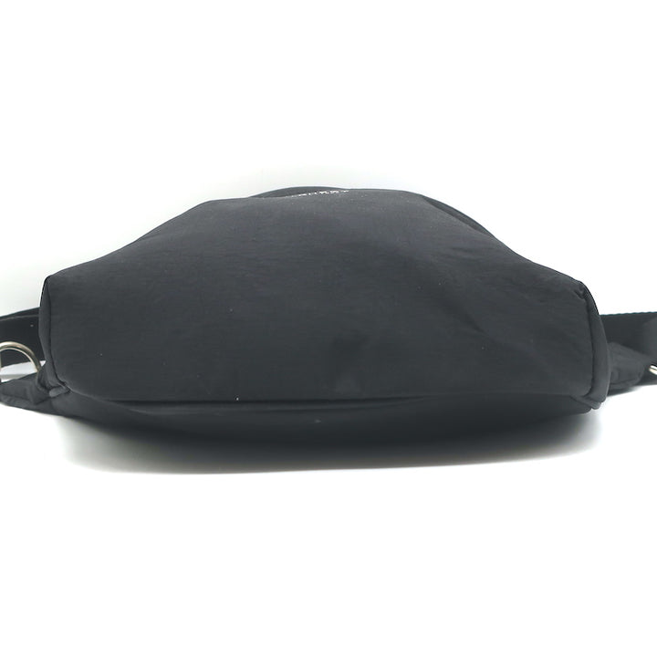Moussy Fanny Pack Black Nylon Medium Crossbody Bag