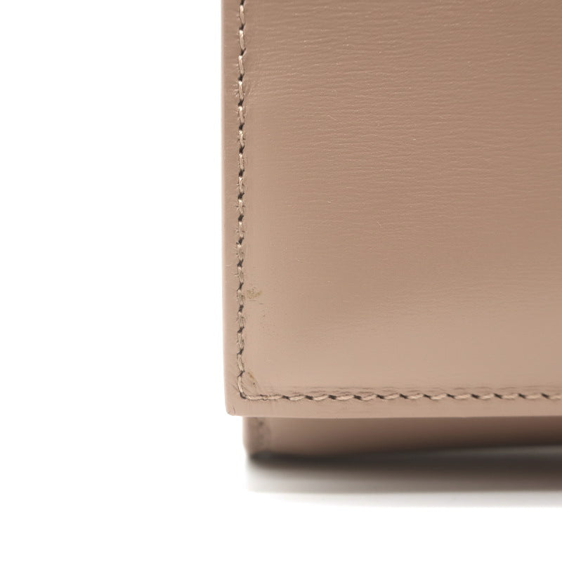 Alaia Simone Arabesque Studded Leather Clutch Sable