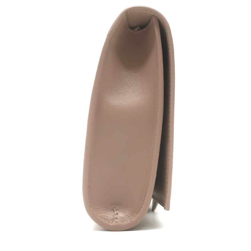 Alaia Simone Arabesque Studded Leather Clutch Sable