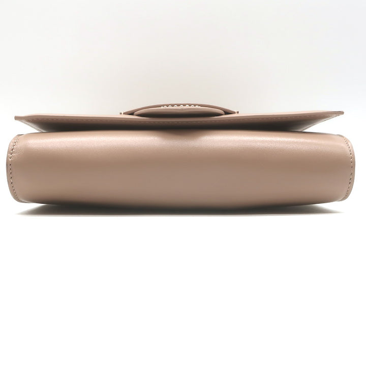 Alaia Simone Arabesque Studded Leather Clutch Sable