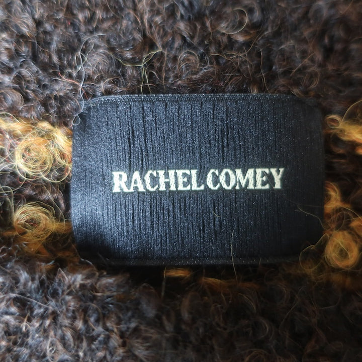 Rachel Comey Lokki Sweater Dark Brown Dotted Alpaca-Blend Size Extra Small