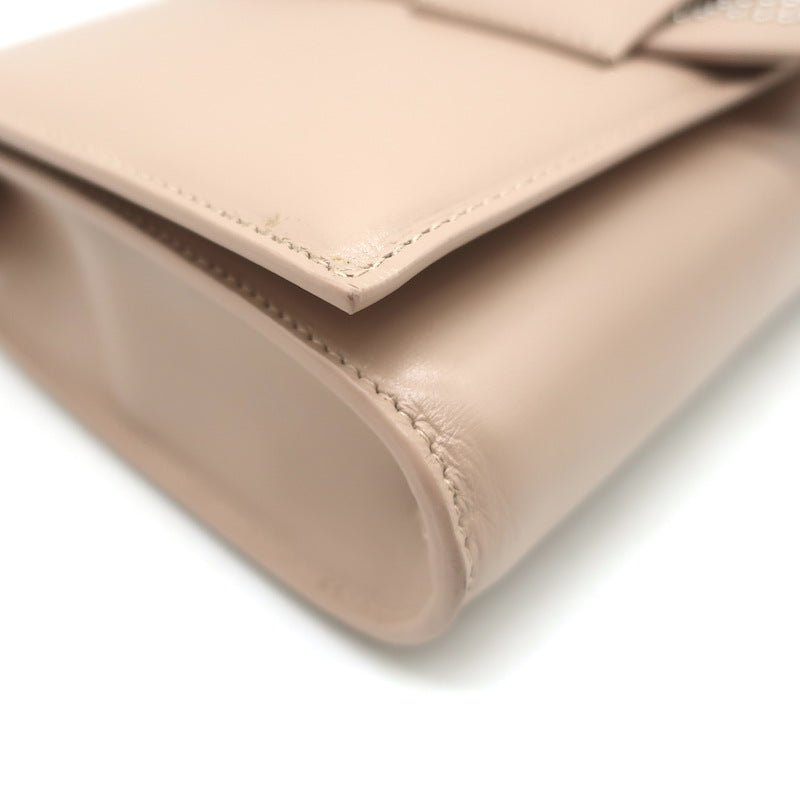 Alaia Simone Arabesque Studded Leather Clutch Sable