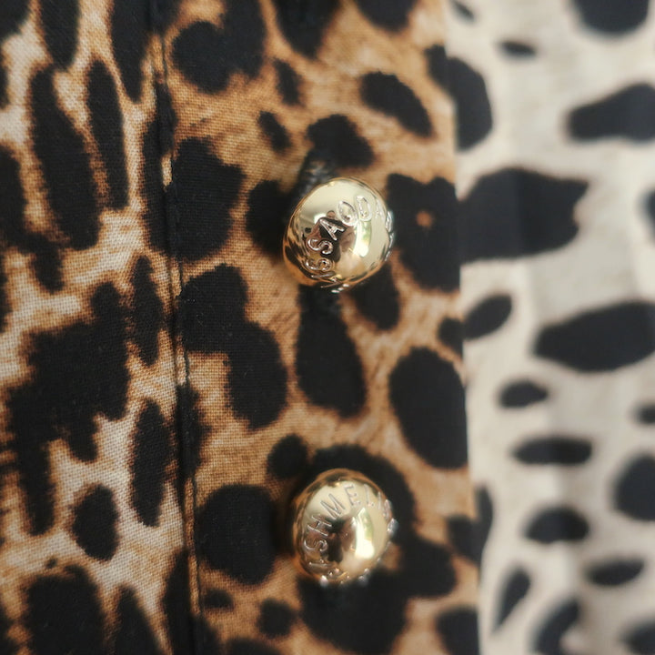 Melissa Odabash Sonja Cheetah Print Maxi Dress Brown Size Small NEW