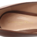 Gianvito Rossi Venezia 85 Pumps Brown Leather Size 36 Pointed Toe Heels