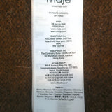 Maje Mars Oversize Cardigan Brown Alpaca-Blend Size 1 Open-Front Long Sweater