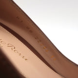 Gianvito Rossi Venezia 85 Pumps Brown Leather Size 36 Pointed Toe Heels